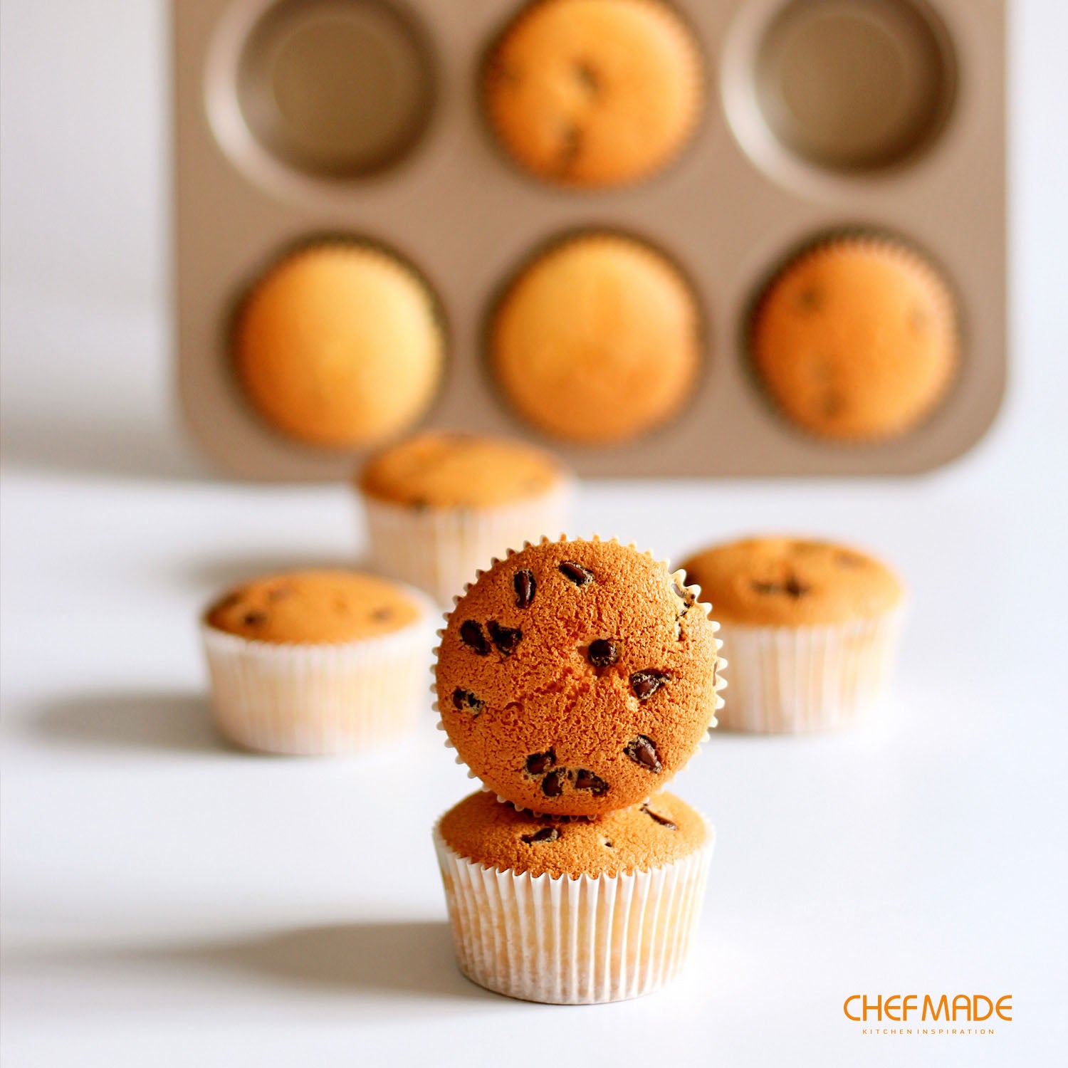 Muffin Pan Media 12 Well - CHEFMADE official store
