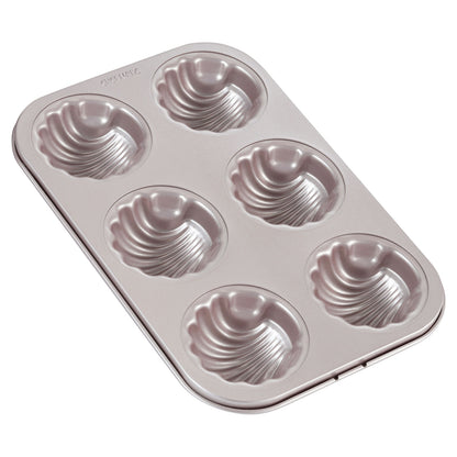 Madeline Cake Pan Spherical Shell 6 Well
