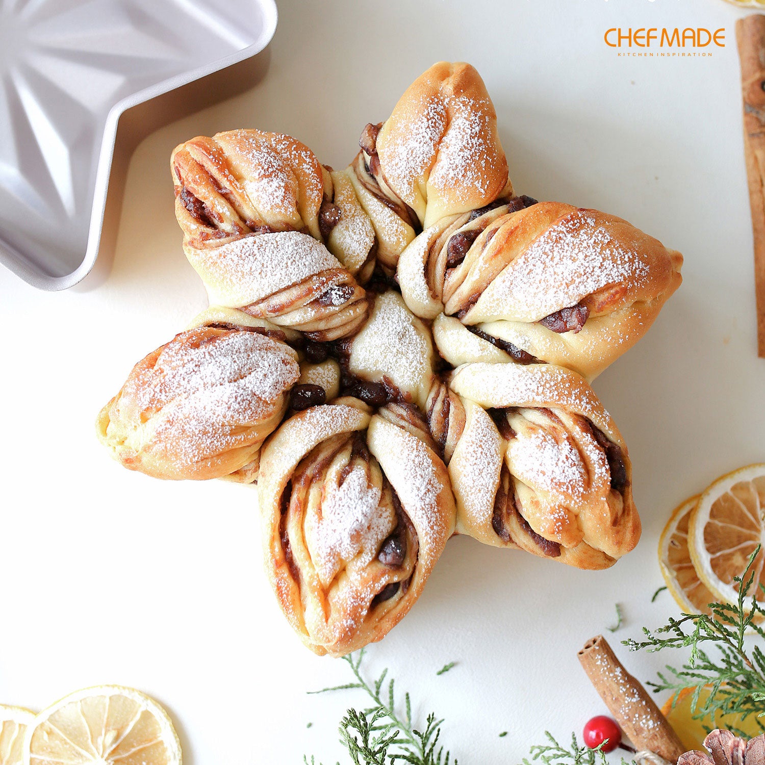 Amazon.com: CHEFMADE Mini Non-stick Octagon Bread Mold,Star-Shaped Cake Pan  (1PCS): Home & Kitchen