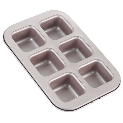 Brownie Cake Pan Square 6 Well