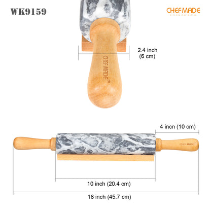 18" Marble Rolling Pin