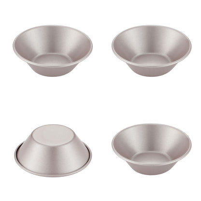 3" Mini Pie Pan Set Round Cone 4Pcs