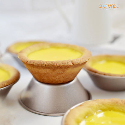 3" Mini Pie Pan Set Round Cone 4Pcs