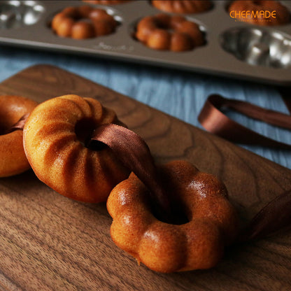 Donut Cake Pan Fancy-Shaped 6 Well