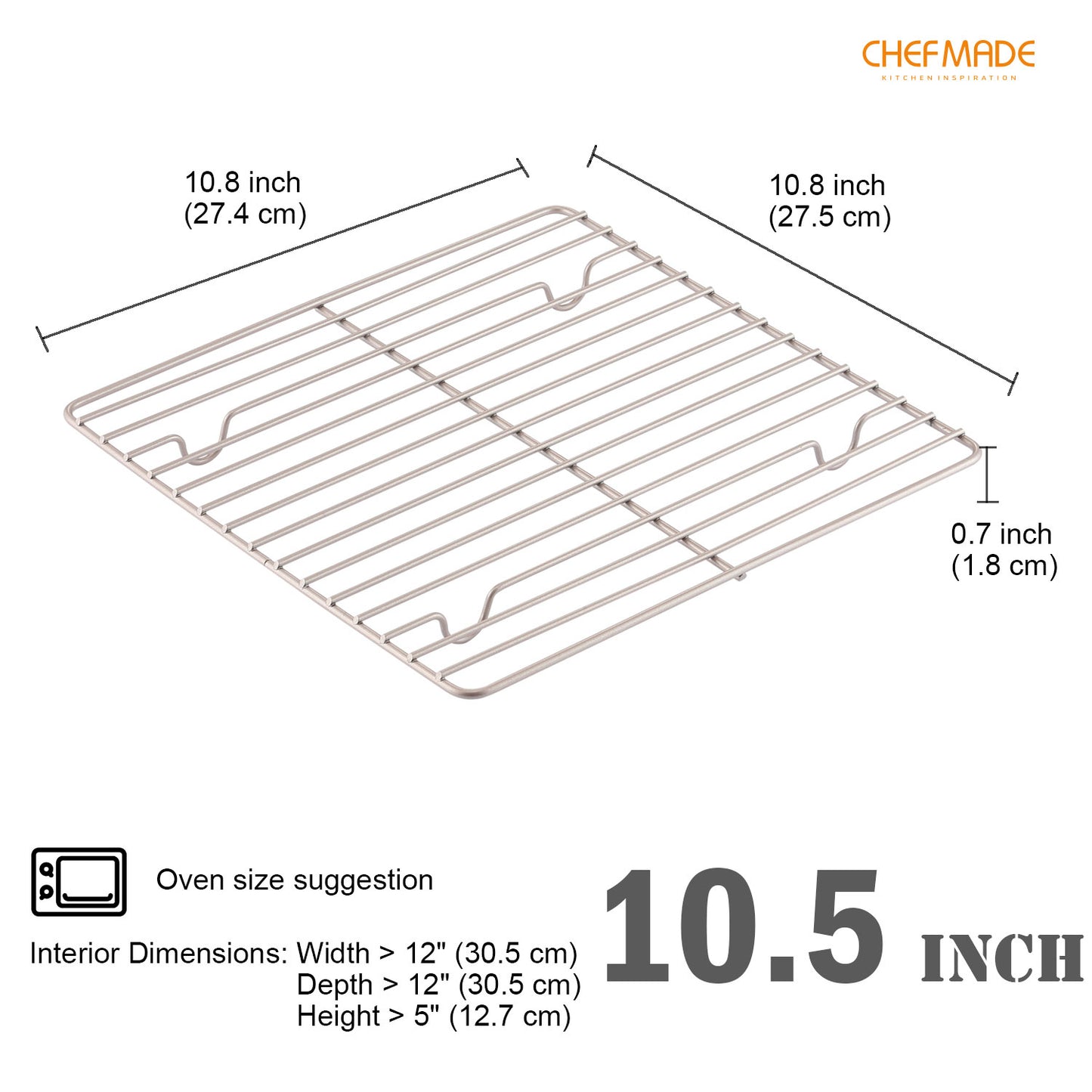 10.5" x 10.5" Roasting Rack