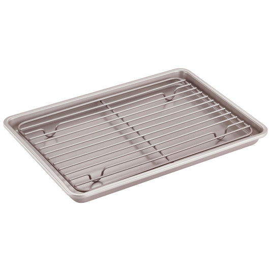 9" x 13" Shallow Roasting Pan with Rack