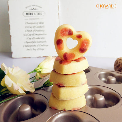 Donut Cake Pan Heart-Shaped Well – CHEFMADE official store