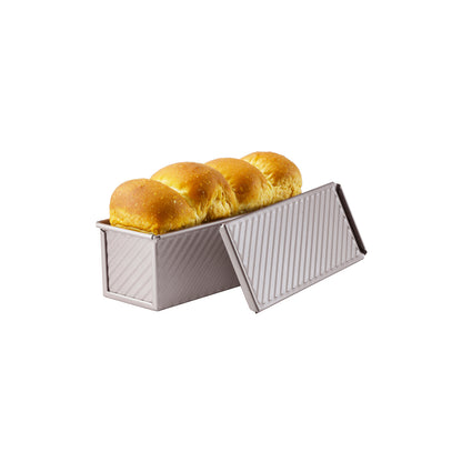 3" x 8" Corrugated Toast Box (300G Dough Capacity)