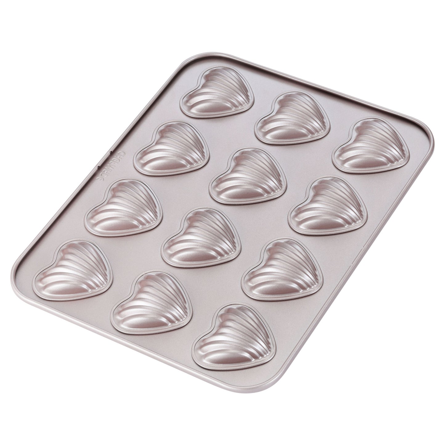 Madeline Cake Pan Heart-Shaped Shell 12 Well