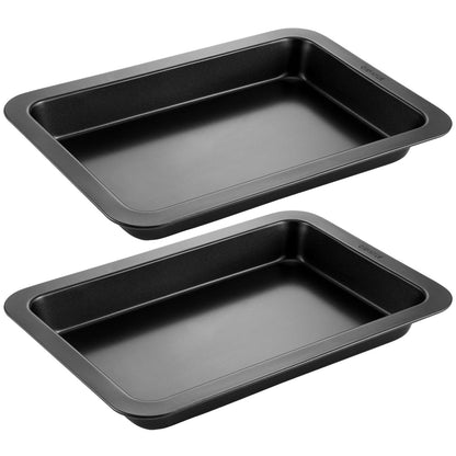 7" x 10.8" Oblong Cake Pan 2 Pcs