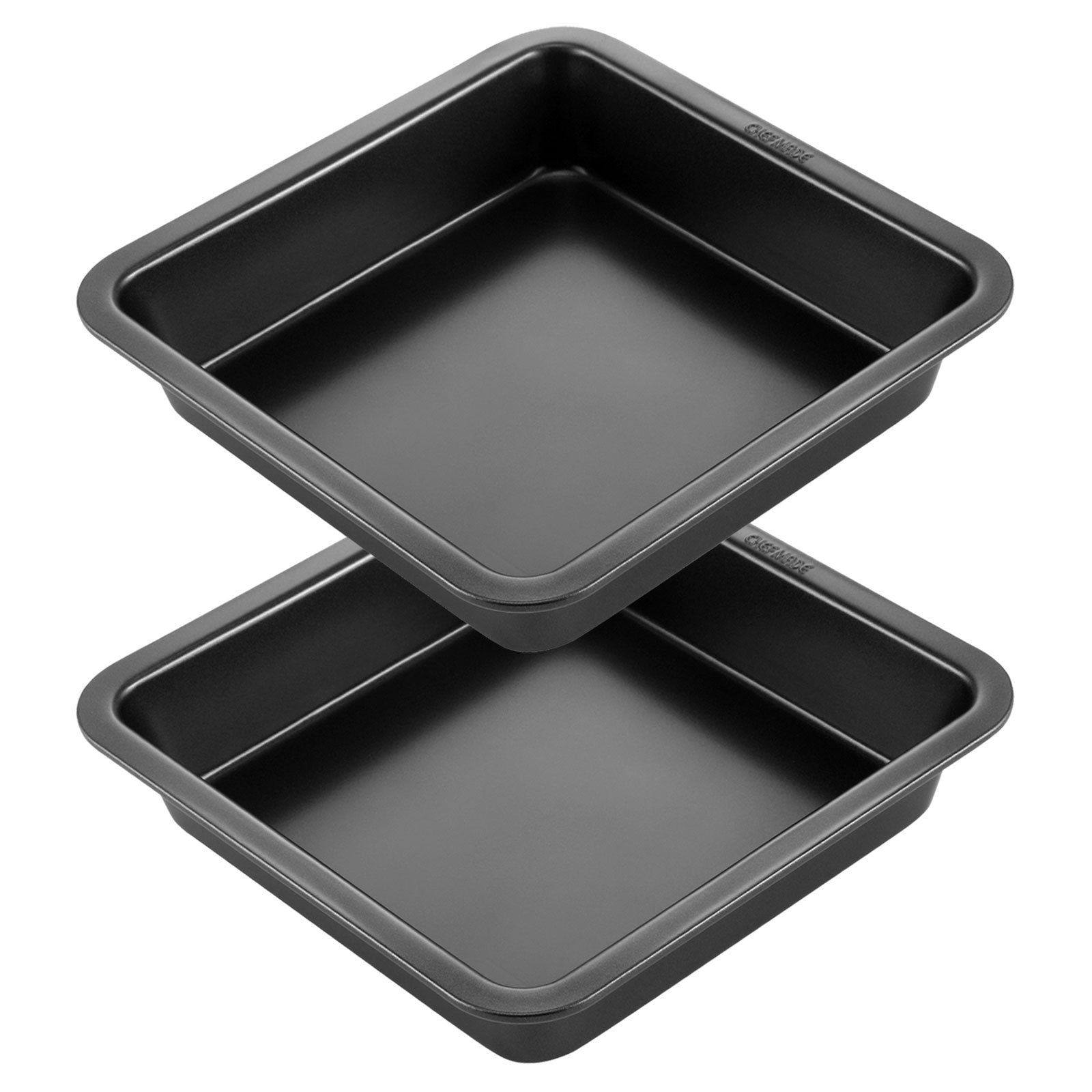 Stainless Steel Round Cake Baking Pans 8” 9½” & 11” Cake Pan Set of 3 |  eBay