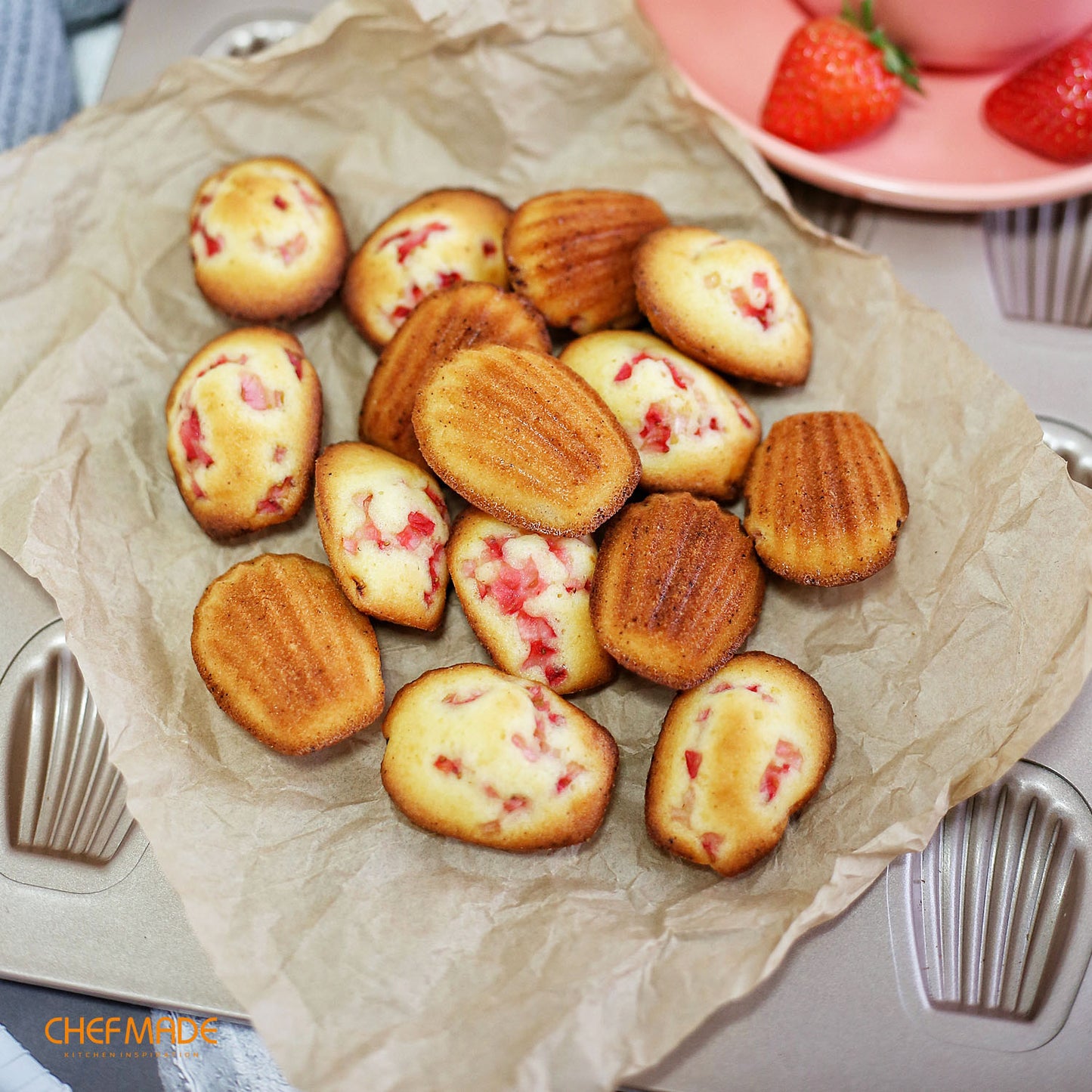 Madeleine Cake Pan Mini 0val Shell 16 Well