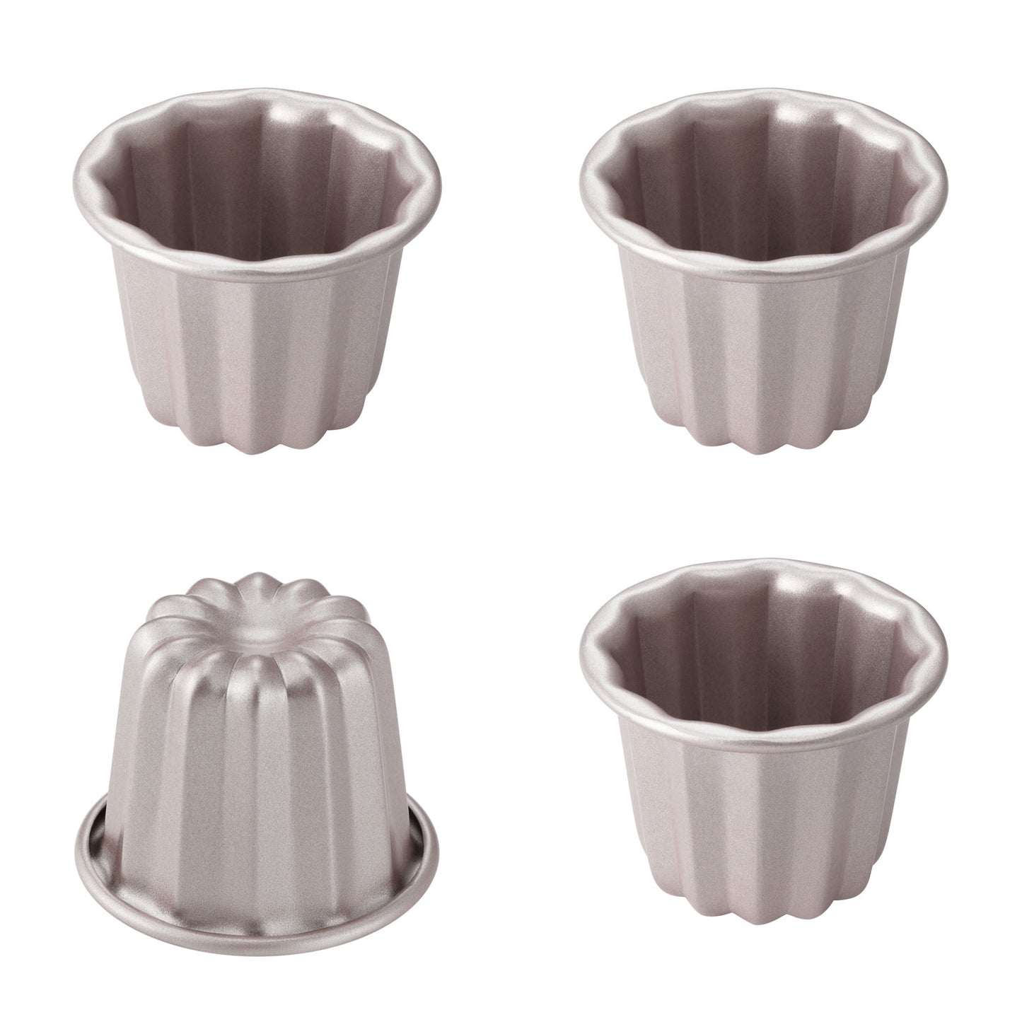 2.6" Cannele Cup 4Pcs