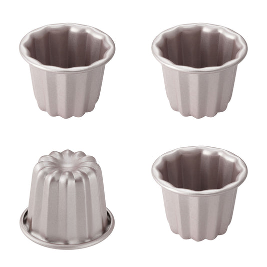 2.6" Cannele Cup 4Pcs