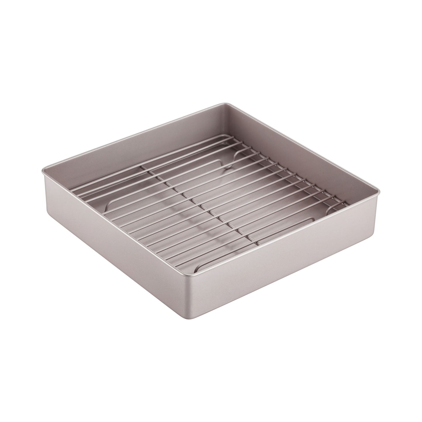 11.2" x 11.2" Square Deep Roasting Pan with Rack