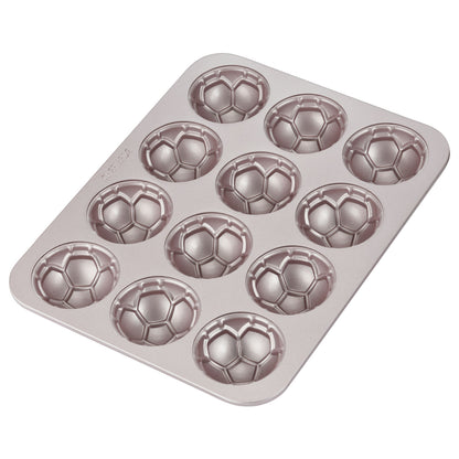 Soccer-Shaped Cake Pan 12 Well
