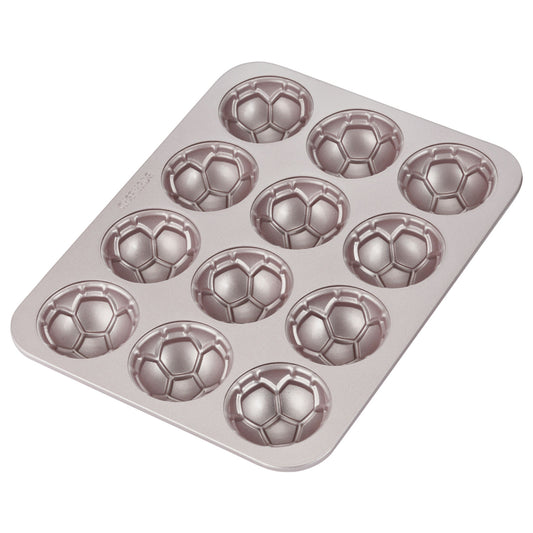 Soccer-Shaped Cake Pan 12 Well