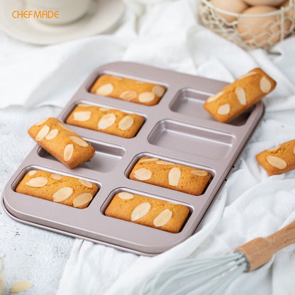 Mini Financier Cake Pan Rectangle 8 Well