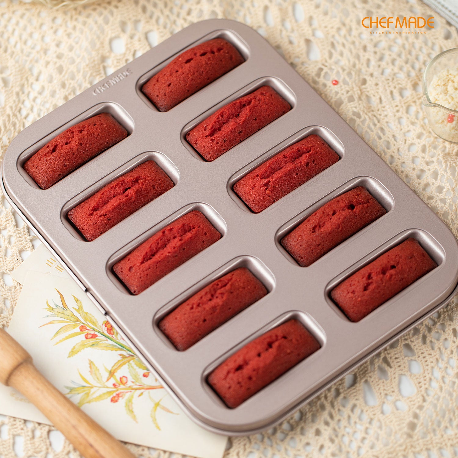 Biscuit Stick Mold Financier Cake Pan Carbon Steel Cake Bread Mold Easy to  Clean
