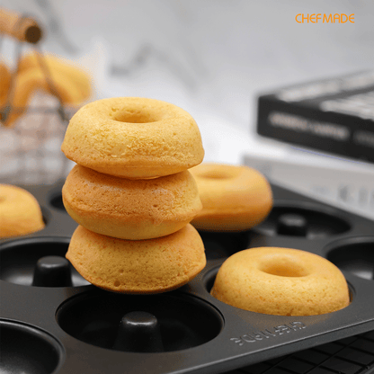 Donut Cake Pan 12 Well 2Pcs (Black)